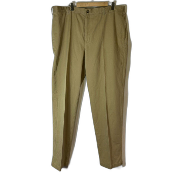 L.L. Bean NWT Flat Front Straight Leg Wrinkle-Resistant Chino Pants Size 44 X 36 - Picture 3 of 14